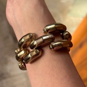 Banana Republic Chunky Gold Link Bracelet